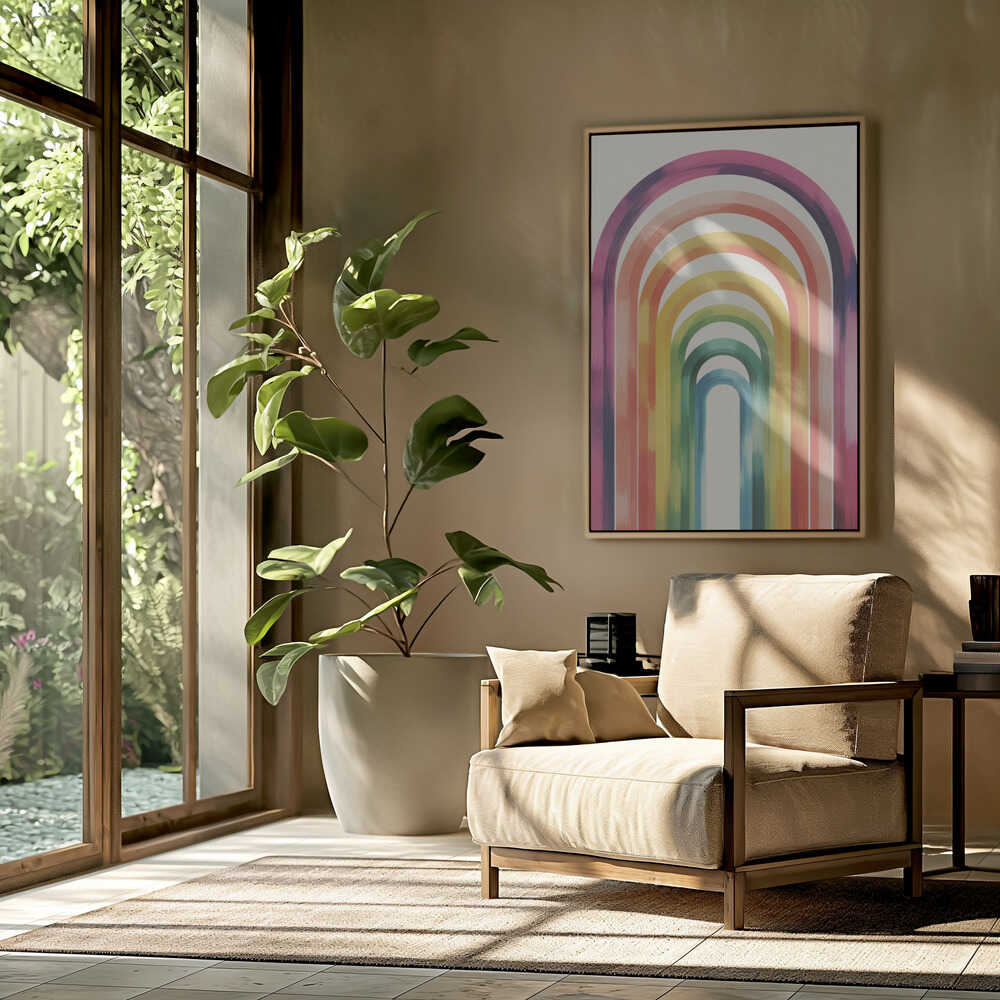 Colorful Arches Poster