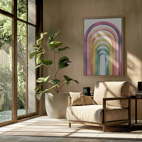 Colorful Arches Poster