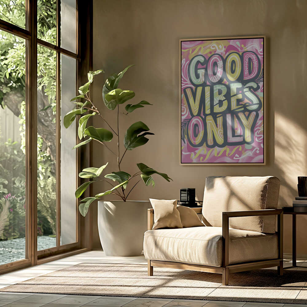 Good Vibes Only No 2 Poster