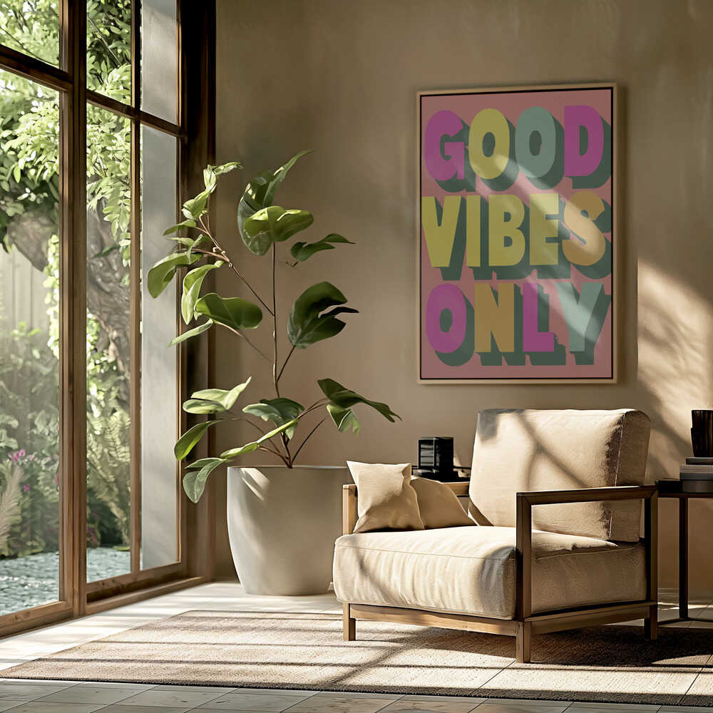 Good Vibes Only No 3 Poster