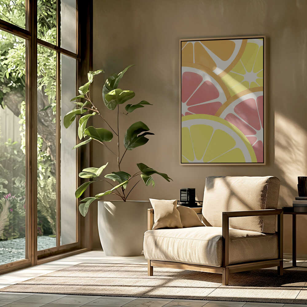 Citrus Slices Poster