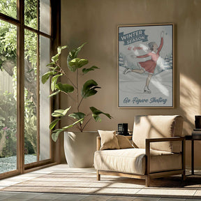 Go Figure Skating Poster