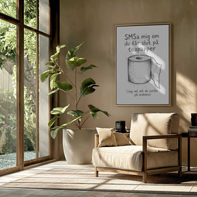 Slut På Toapapper Poster