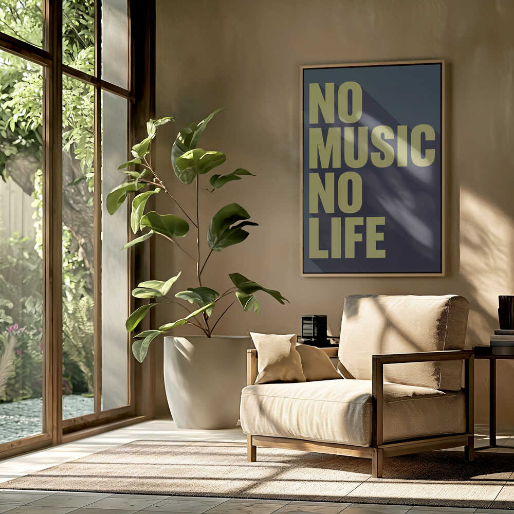 No Music, No Life Poster