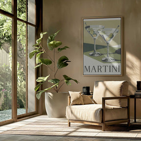 Martini Times Two Poster