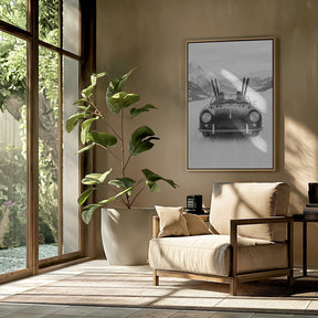 Driving In the Alps Poster