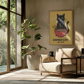 Ramen Cat No 5 Poster