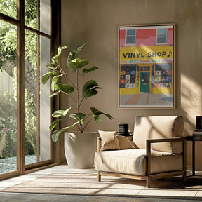 Vinyl Shop 01.png Poster