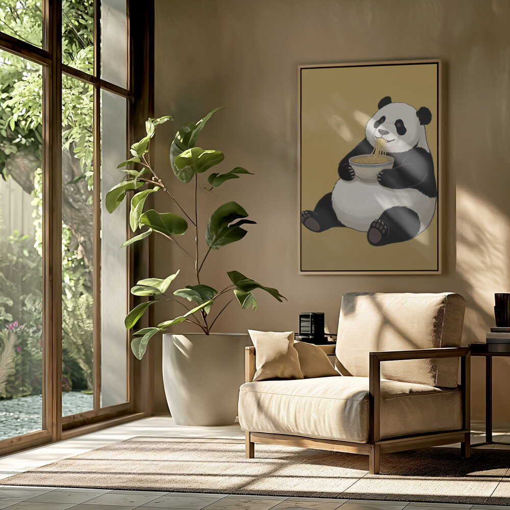 Noodle Panda Poster