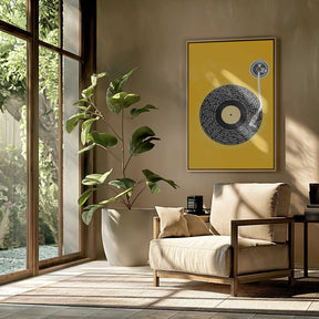 Spinning Vinyl Orange.png Poster