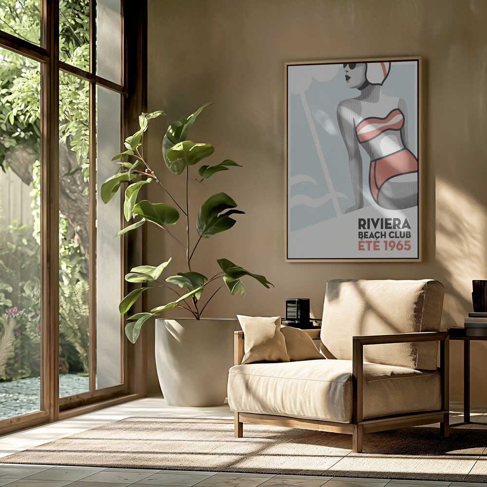 Riviera Beach Club Summer Poster