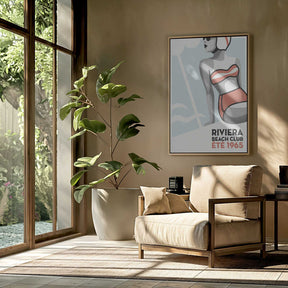 Riviera Beach Club Summer Poster