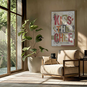 Kiss The Chef Kitchen Poster