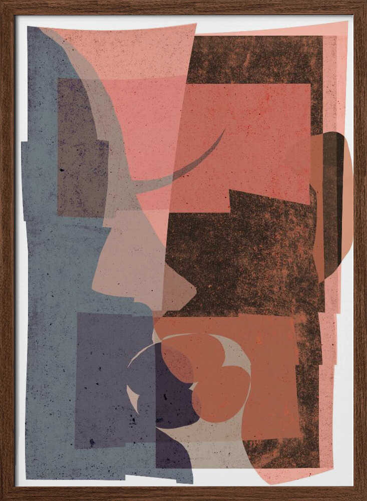 Fragmented Hues Poster