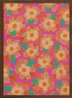 Vibrant Petal Dance Poster