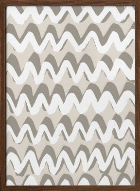 Zigzag Serenity Poster
