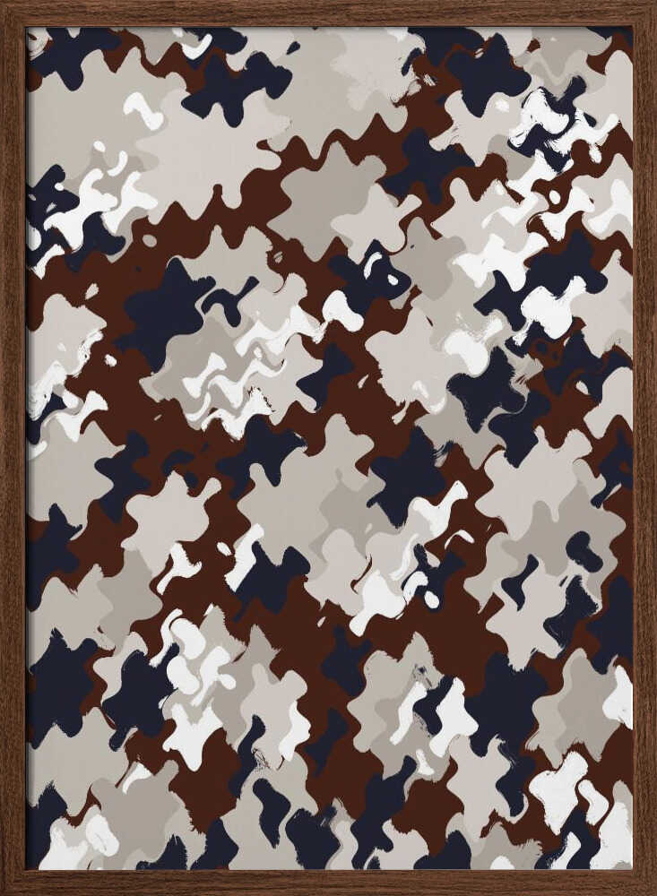 Abstract Wavescape Poster