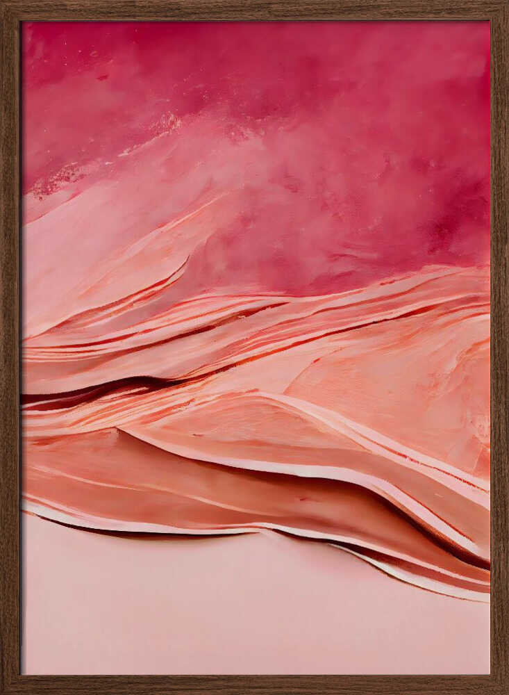 Crimson Dunes Poster