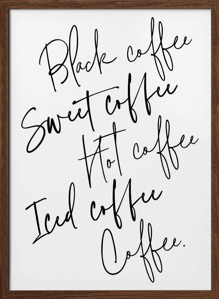 Just coffee Poster