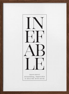 Astounding Inefable Poster