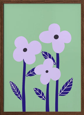 Lilac Flowers Poster