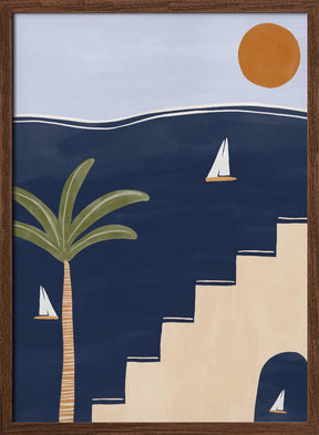 Sailboats Poster