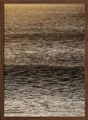 Golden Tide Ripples Poster