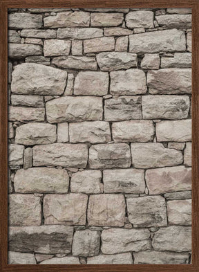 Serene Stonework Poster