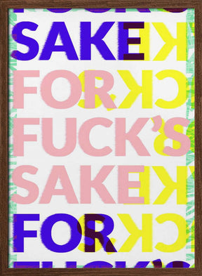 Vivid Repetition Poster