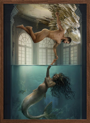 the Angel and the Mermaid Poster