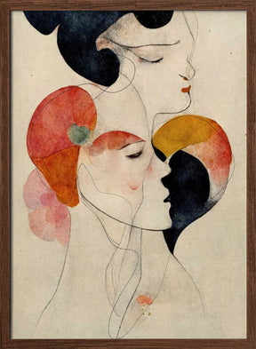Flowing Faces Elegy Poster