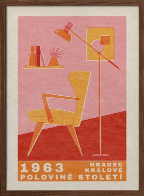 Mid Century Czech Furniture Poster