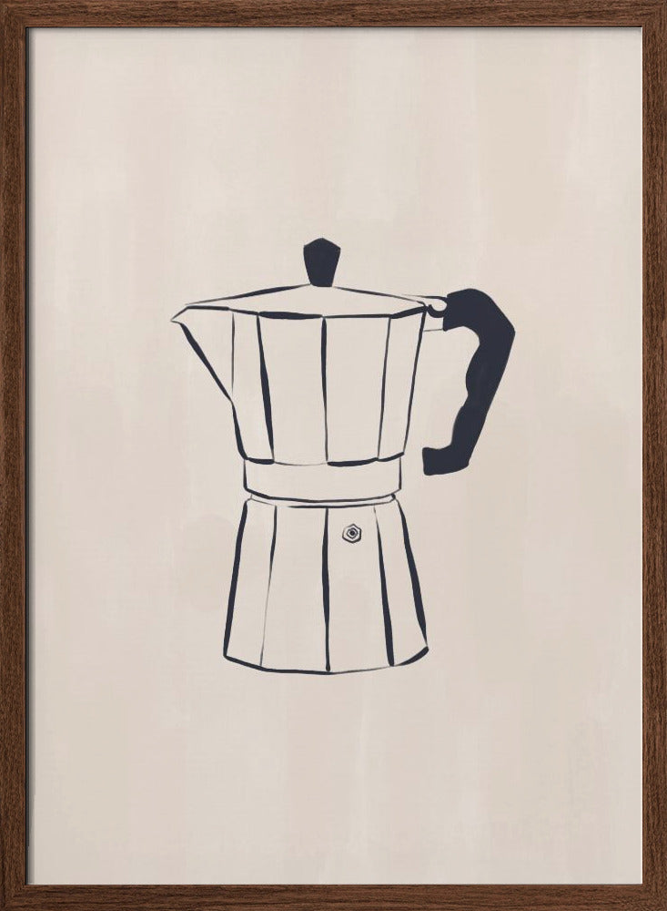 Cafetiere By Ivy Green Illustrations Poster