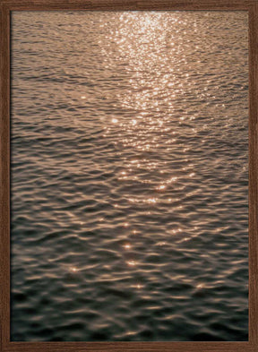 Sunset at Sea Poster