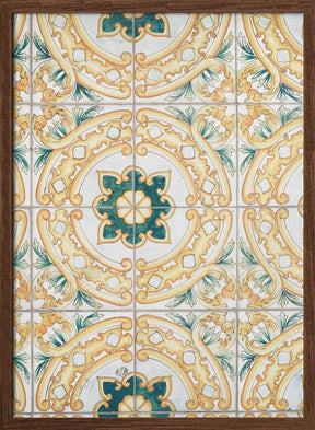 Capri Tiles Poster