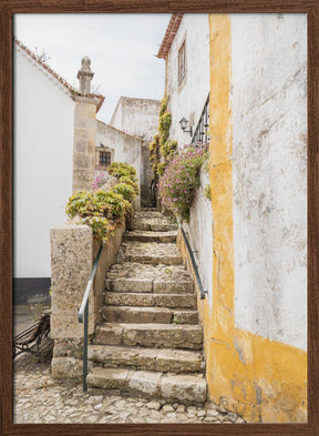 Obidos Stairs Poster