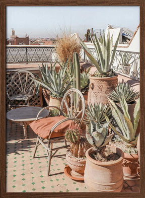 Rooftop in Marrakech Poster