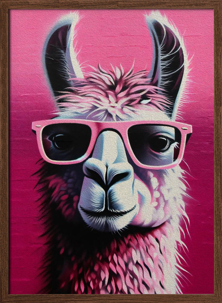 Pink Lama Poster