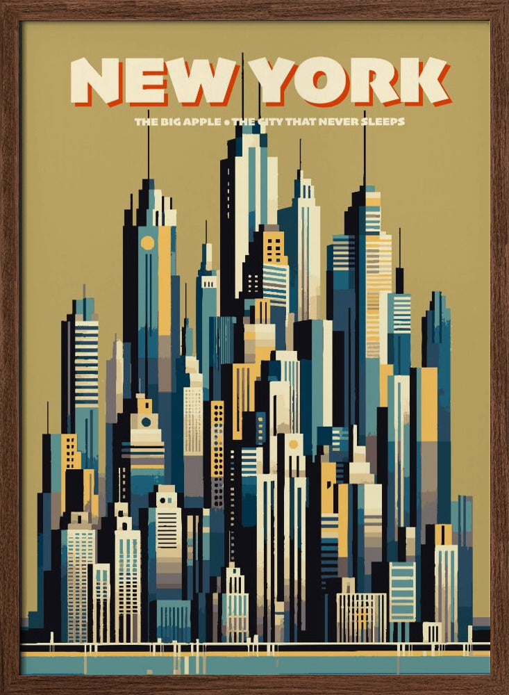 New York Skyline Poster