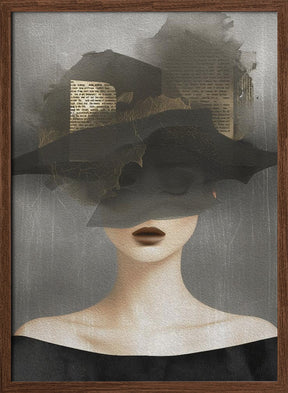 Lady In Hat No 2 Poster