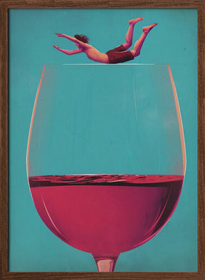 Wine Dive Poster