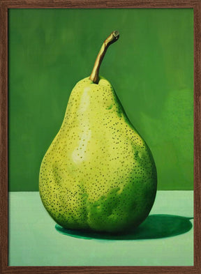 Green Pear Poster