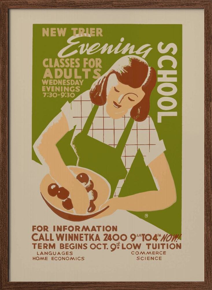 Evening School Poster