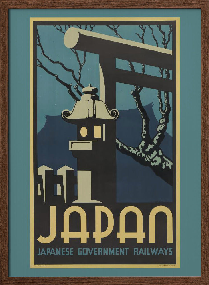 Japan - Japanese Government Railways Poster