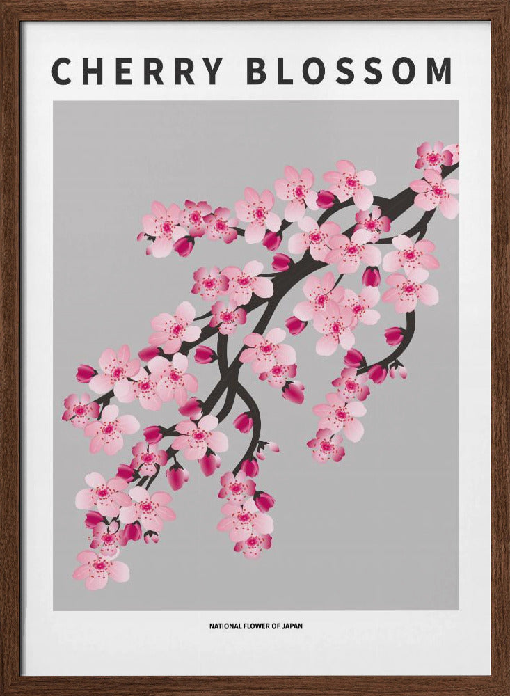 世界に50枚限定　スポンジボブポスター　JAPAN SAKURA PINK Cherry blossom - National flower of Japan Poster