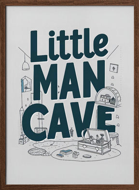 Little Man Cave Poster