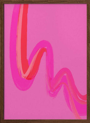 Neon Waves Poster