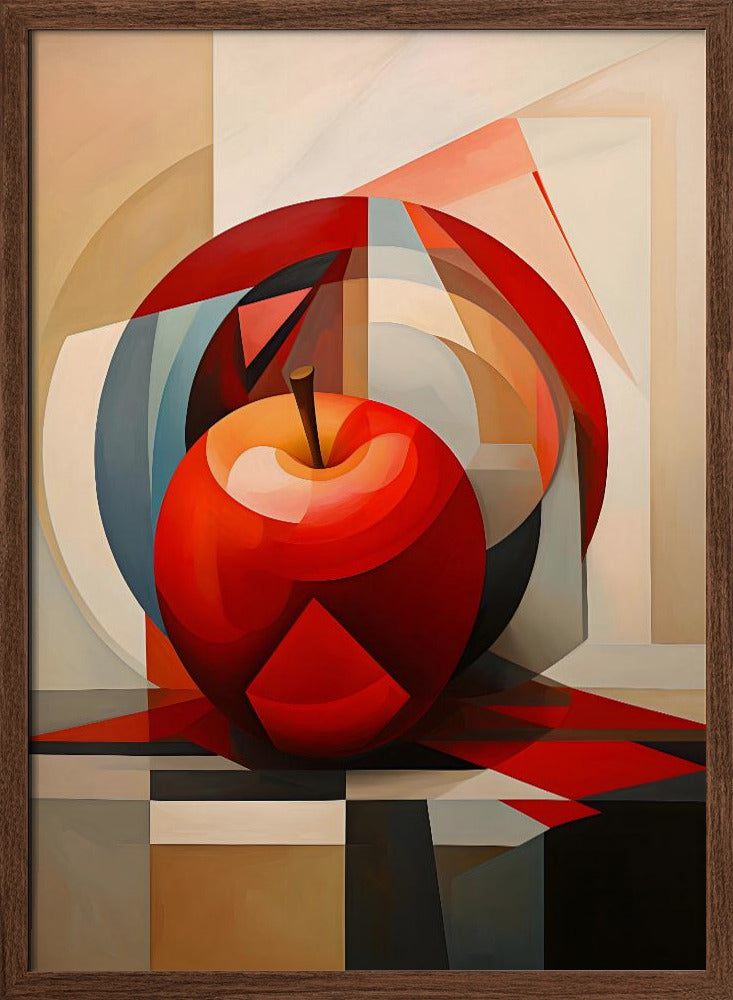 The Abstract Apple Poster