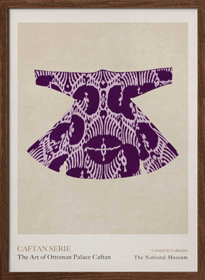 Purple Caftan Elegance Poster