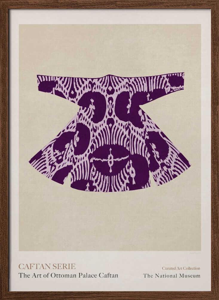 Purple Caftan Elegance Poster